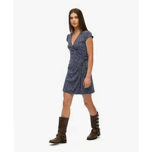 Wrap dress for women Superdry Athletic Essentials image-4