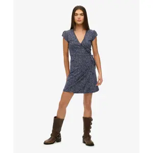 Wrap dress for women Superdry Athletic Essentials image-5