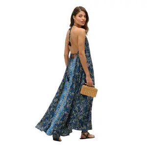 Abito lungo con stampa paisley donna Superdry St Tropez image-4