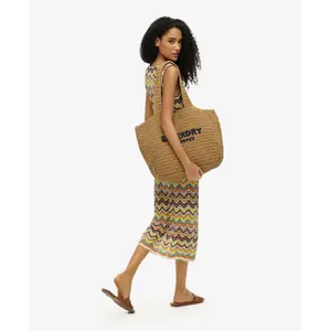 Mellemlang kjole i zigzag-strik til kvinder Superdry image-5
