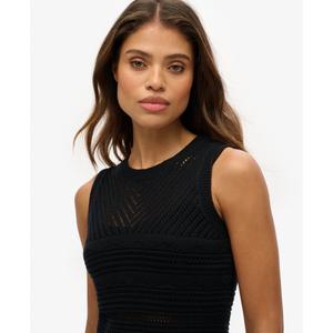 Kort virkad klänning dam Superdry image-5