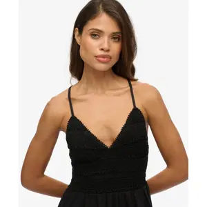 Vestido largo de jersey para mujer Superdry image-3