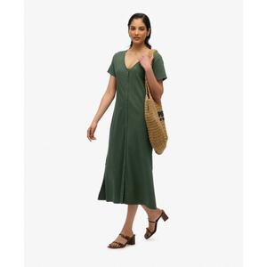 Robe mi-longue boutonnée femme Superdry image-3