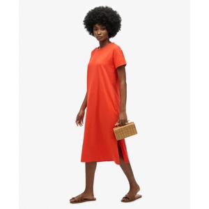 Vestido camiseta midi mujer Superdry image-1