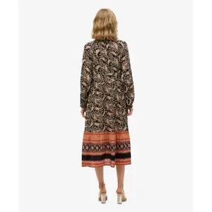 Printed midi dress with long sleeves for women Superdry image-2