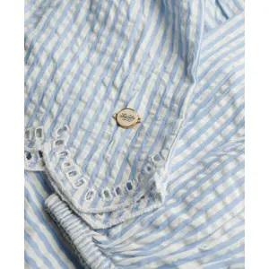 Multi-layered embroidered short dress for women Superdry image-6