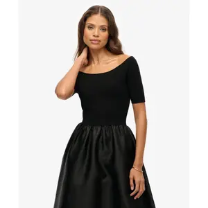 Mid-length woven blend dress for women Superdry image-4