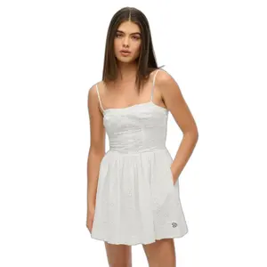 Vestito caraco corto ricamato donna Superdry image-0