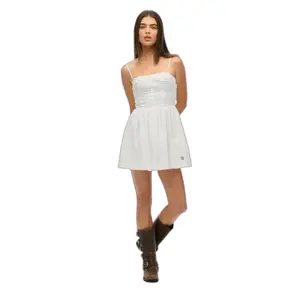 Vestito caraco corto ricamato donna Superdry image-1