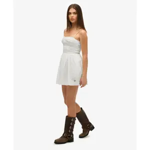 Vestito caraco corto ricamato donna Superdry image-4