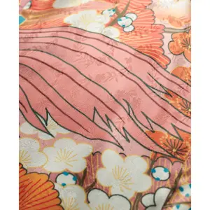 Short jacquard dress with mandarin collar for women Superdry image-4