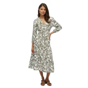 Women's mid-length frill dress Superdry image-1