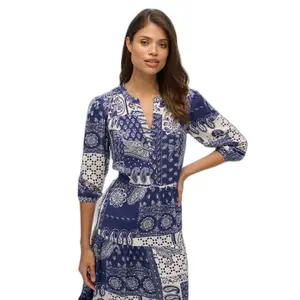 Women's mid-length frill dress Superdry image-4