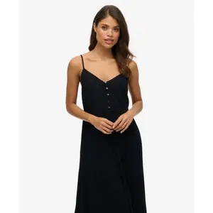 Knee-length semi-knäppt klänning med volanger för kvinnor Superdry image-3