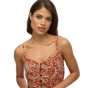 Knee-length semi-knäppt klänning med volanger för kvinnor Superdry image-1