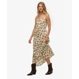 Vestido de dormir curto assimétrico feminino Superdry image-2