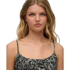 Vestido de dormir curto assimétrico feminino Superdry image-4