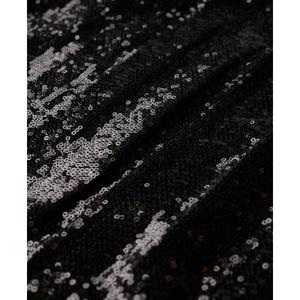 Vestido trapecio corto de lentejuelas sin mangas Superdry image-1