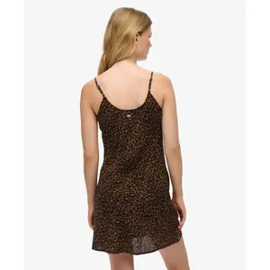 Asymmetric short nightdress for women Superdry image-3