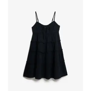 Women's frill mini dress in crêpe Superdry image-0