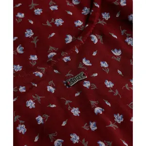 Printed long camisole dress for women Superdry Cami image-1