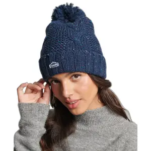Women's knitted pom-pom hat Superdry image-1