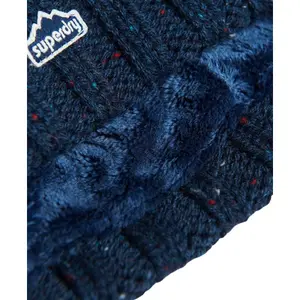 Women's knitted pom-pom hat Superdry image-2