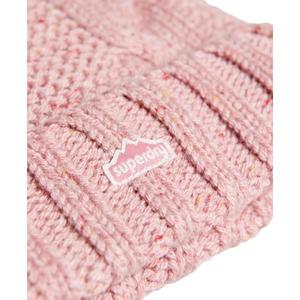 Bonnet pompon en mailles torsadées femme Superdry image-3