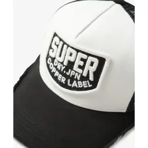Gorra trucker de malla de rejilla Superdry image-3
