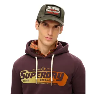 Casquette trucker avec logo Superdry image-1