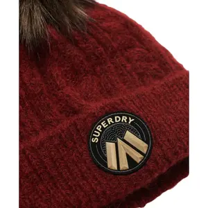 Bonnet en tricot torsadé femme Superdry Luxe image-2