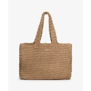 Women’s raffia tote bag Superdry City image-3