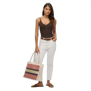 Luxury embroidered tote bag for women Superdry image-2