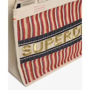 Luxury embroidered tote bag for women Superdry image-4