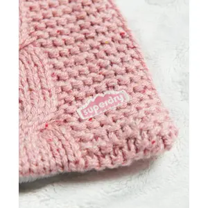 women's cable knit scarf Superdry image-2