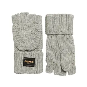 Luvas de malha de cabos para mulher Superdry image-0