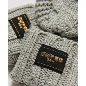 Luvas de malha de cabos para mulher Superdry image-2