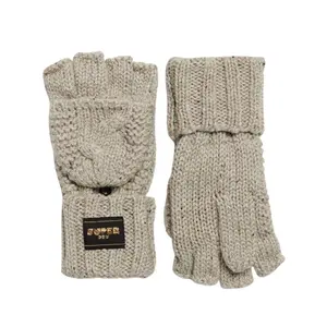 Luvas de malha de cabos para mulher Superdry image-0