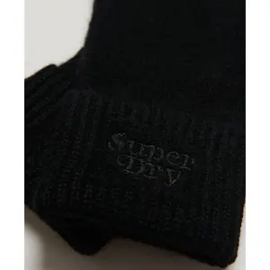 Luvas de malha canelada para mulher Superdry image-0