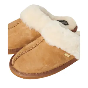 Girls' suede slip-on slippers Superdry image-6