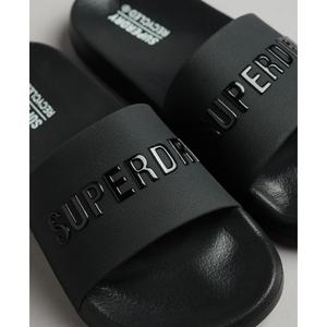 Women's logo pool slippers Superdry Code image-2