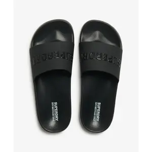 Vegan-Mädchen-Pool-Sandalen mit Logo Superdry image-4