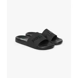 Vegan-Mädchen-Pool-Sandalen mit Logo Superdry image-2