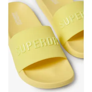 Vegan-Mädchen-Pool-Sandalen mit Logo Superdry image-6