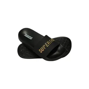 Vegan-Mädchen-Pool-Sandalen mit Logo Superdry image-1