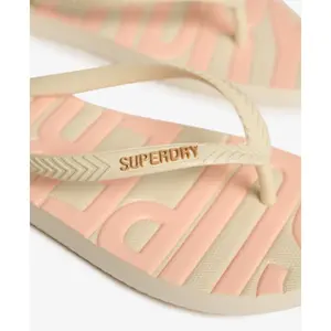 Girl's logo flip-flops Superdry Core image-2
