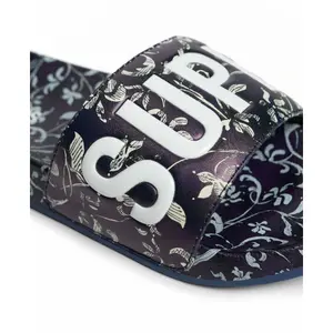 Printed slides for girls Superdry image-5