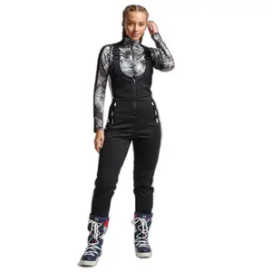 Fato-macaco de esqui de corte justo para mulher Superdry Slalom image-0