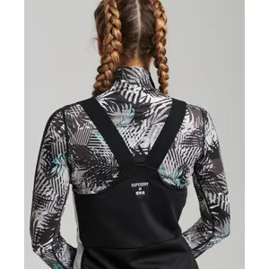 Fato-macaco de esqui de corte justo para mulher Superdry Slalom image-4