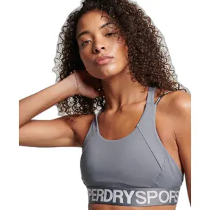 Brassière élastique train siglé femme Superdry image-0